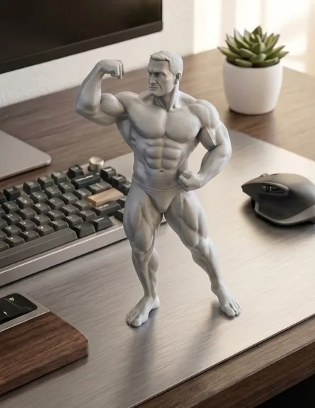 Iron Legend Sculpture